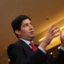 Kevin Warsh in einem Interview mit Bloomberg Television.