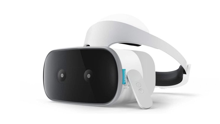 Lenovo Mirage Solo: Die VR-Brille hat das Display bereits eingebaut.