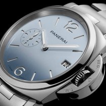 Panerai präsentiert die neue Luminor Due 38mm-Kollektion mit frischen Zifferblättern in Hellblau, Hellgrün und Rosa.