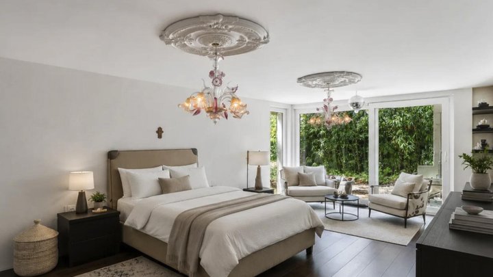 Die Villa hat eine Wohnfläche von 400 Quadratmetern.