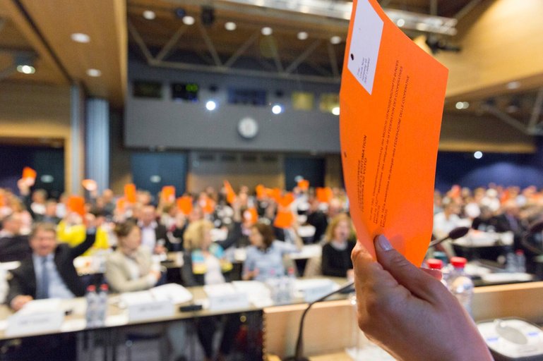 ZUERICH 25MAR17- Migros Genossenschaftsbund 182. Delegiertenversammlung. Zuerich, Samstag 25. Maerz 2017.Â© SEVERIN NOWACKI Fotograf BR Postfach CH-3001 Bern Switzerland +41 79 761 33 46 PC 30-455681-8 info@nowacki.ch www.nowacki.ch