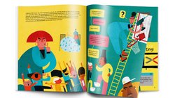 Starke Farben, frecher Strich: Illustratorin Elina Brasilia geht eindrücklich und humorig zur Sache.