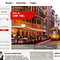 Standardisiert, einfach, erfolgreich: Website der Swiss.