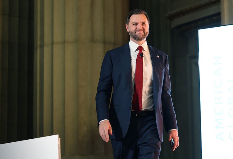 Vice President JD Vance Speaks With Breitbart Journalist In Fireside Chat