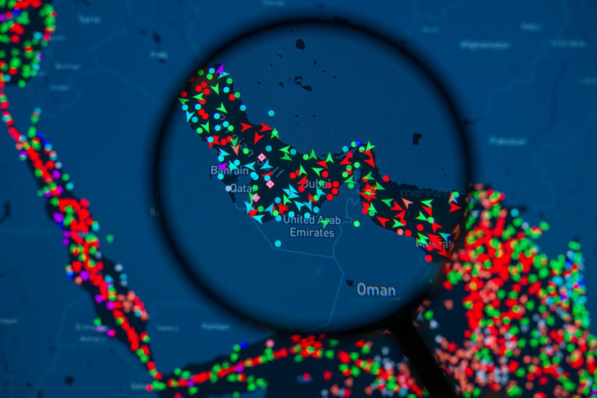Strait Of Hormuz - Iran Conflict - Marine Traffic - Photo Illustration