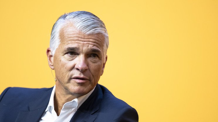 Um das Eigenkapital der Tochtergesellschaften dreht sich auch der Streit zwischen dem Bund und der UBS: UBS-CEO Sergio Ermotti.