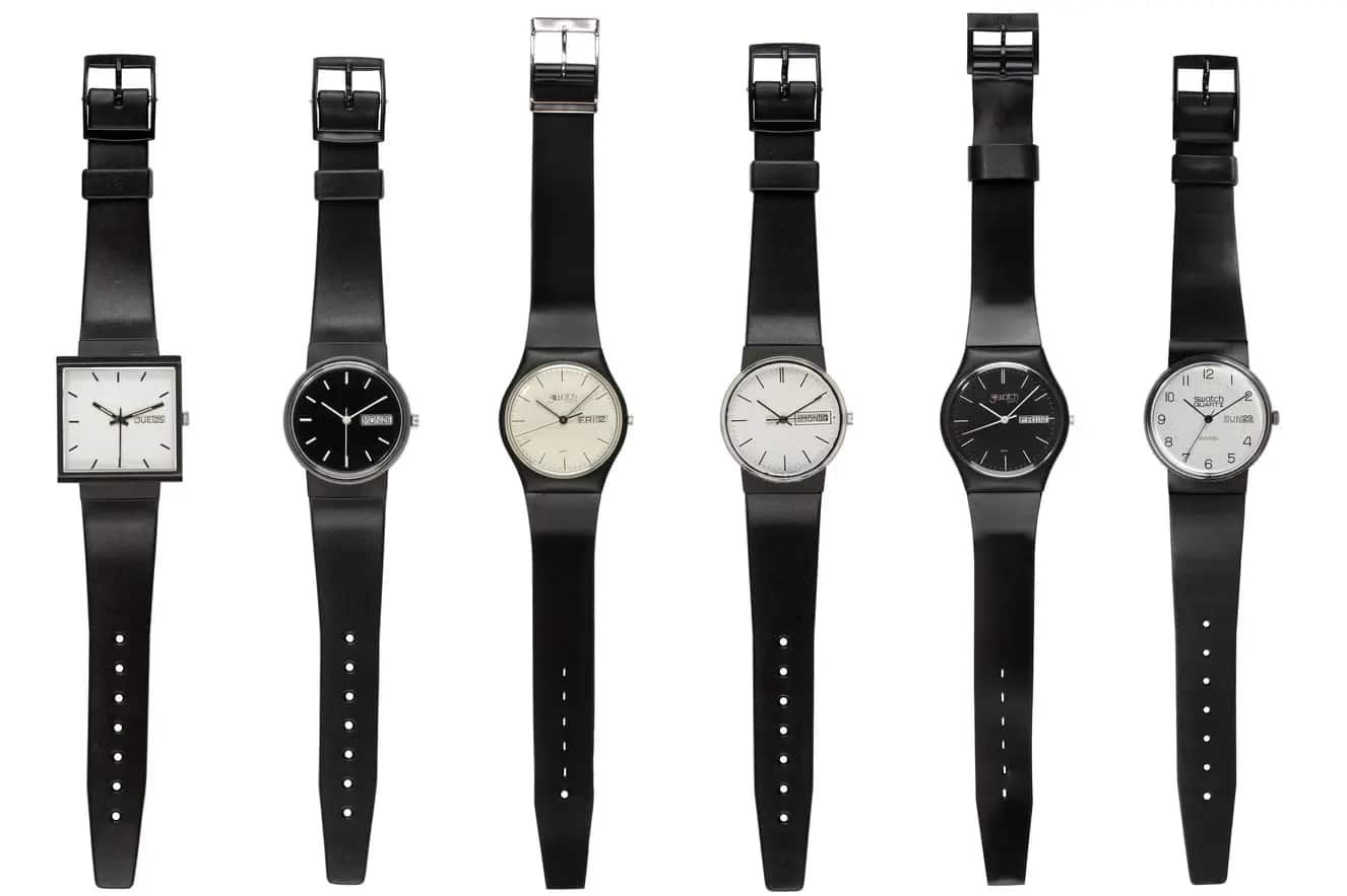 Prototypen von Swatch aus dem Jahr 1981: Alternativen zum Original.