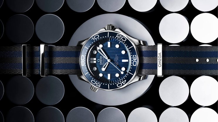 Seamaster Diver 300M, die Uhr mit Nato-Bändeli zum 60-Jahr-Jubiläum von James Bond.