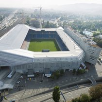 St. Jakob-Park in Basel: Das Stadion von Herzog & de Meuron ist nicht das einzige Werk des Architektenduos in ihrer Heimatstadt – aber bestimmt eines der wichtigsten.