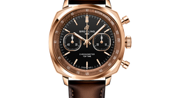 Breitling Top Time Top Time B01 Chronograph Tribute to Aston Martin mit Gehäuse aus Roségold. 