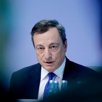 Mario Draghi: Bereitet zumindest verbal einen weniger lockeren Kurs vor.Keystone
