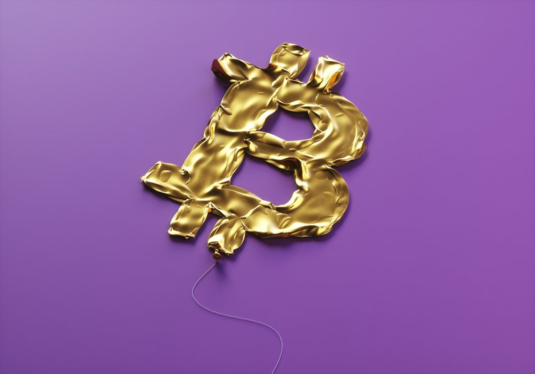 Kryptowährung Bitcoin.