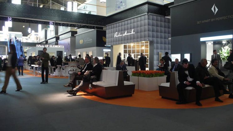 Reges Treiben in der Hall of Elements: Die Baselworld hat viele Facetten. Gabriel Knupfer