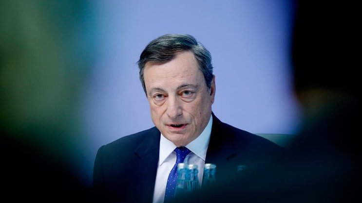 Mario Draghi: Bereitet zumindest verbal einen weniger lockeren Kurs vor.Keystone