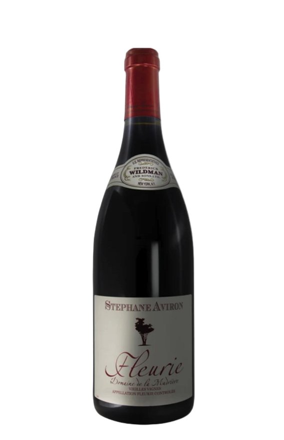 Stéphane Aviron Fleurie 2022
Beaujolais, 91 points - WineAlign, Gamay, Biodynamic, Sustainable, Vegan-Friendly, Dry, Medium Bodied, 750ml, 13% alc./vol
Quelle: https://www.npwines.com/products/stephane-aviron-fleurie-2022