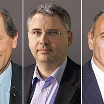 Die Chefs der drei Top-Steuerzahler: Paul Bulcke (Nestlé), Severin Schwan (Roche) und Joseph Jimenez (Novartis).