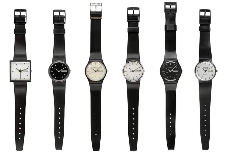 Prototypen von Swatch aus dem Jahr 1981: Alternativen zum Original.