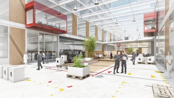 Stadtfabrik: V-Zug plant in Zug einen neuen Denk- und Werkplatz. Hosoya Schäfer Architects AG