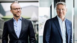 MÉNAGE À TROIS Als Verwaltungsrat beaufsichtigt Cevian-Co-Gründer Lars Förberg (l.) ABB-Chef Björn Rosengren. Nun zählt dessen Sohn zu seinen Angestellten.