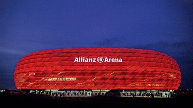 Von Herzog & de Meuron für 365 Millionen Euro erbaut: Allianz Arena.