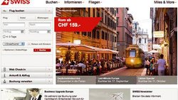 Standardisiert, einfach, erfolgreich: Website der Swiss.