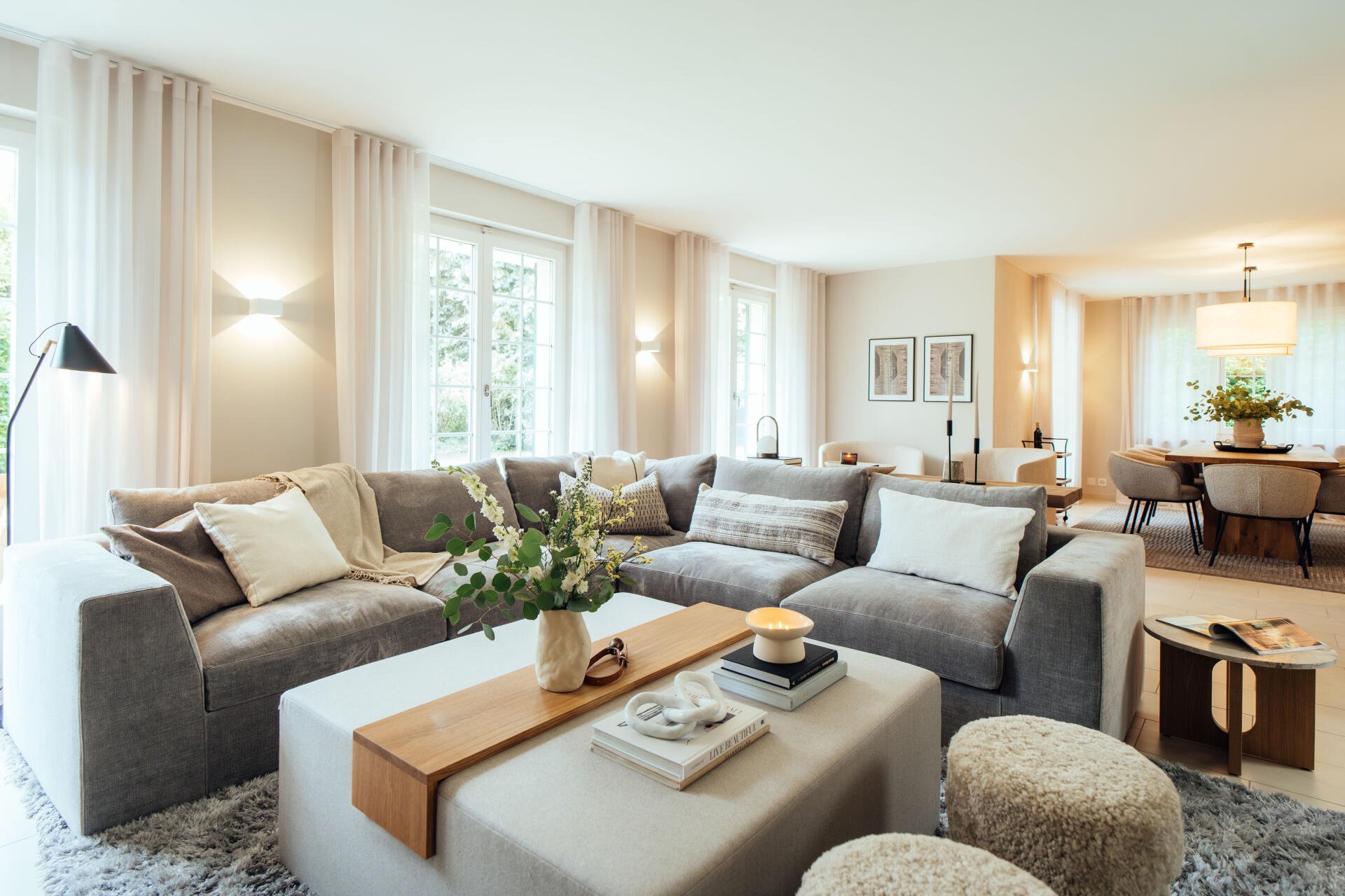 Transitional-Stil für ein Haus in Binningen.