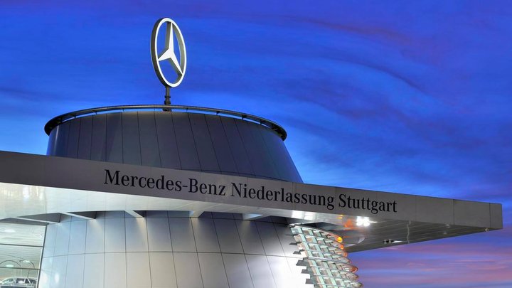 Mercedes Benz Niederlassung Stuttgart, Baden-Wuerttemberg, Deutschland. Mercedes Benz branch Stuttgart, Baden-Wuerttemberg, Germany. (KEYSTONE/imageBROKER/Lilly)