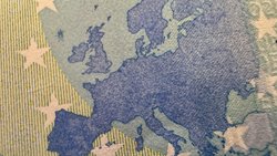 Europa auf einer 20-Euro-Banknote.