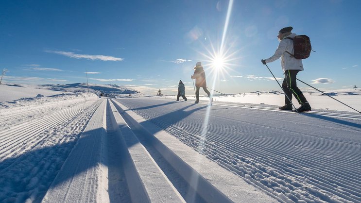 Langlauf am Skeikampen.