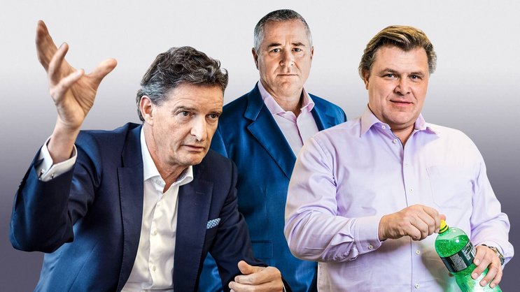 HÖHENFLUG OHNE ENDE Marcel Erni (hinten), Alfred Gantner (rechts) und Urs Wietlisbach bescheren den Partners-Group-Aktionären wohl auch in Zukunft viel Freude.