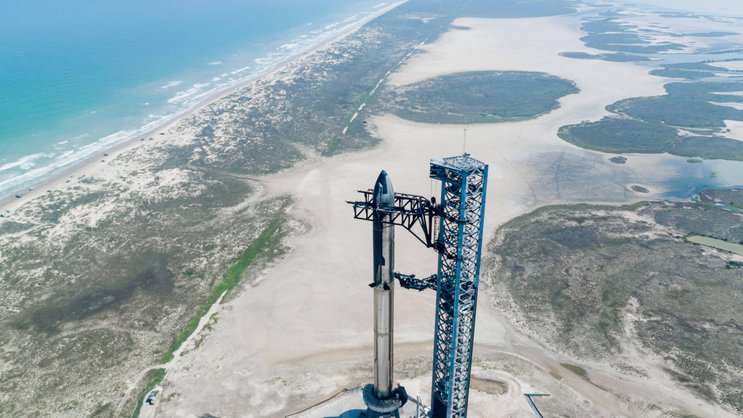 Starship von SpaceX im April 2023.