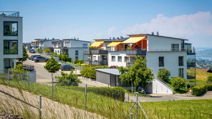 Wohnquartier in Schindellegi SZ.