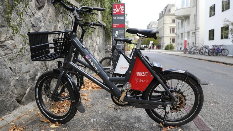 Mietvelos: Publibike gibt es in Bern, Lausanne, Lugano und Zürich.