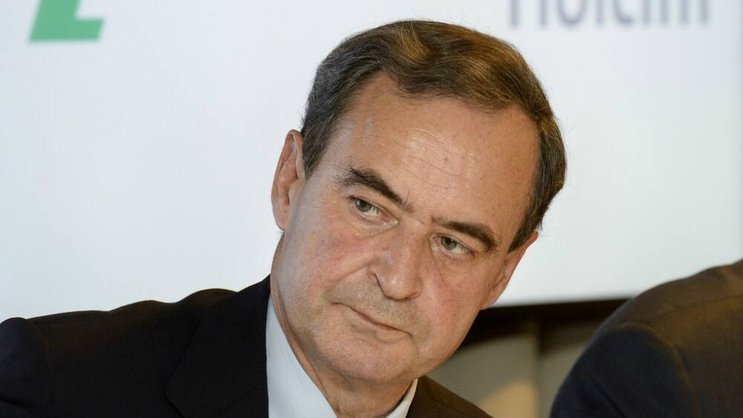 Mehr als 30 Jahre in Diensten des Zementkolosses Lafarge: Präsident Bruno Lafont.Keystone