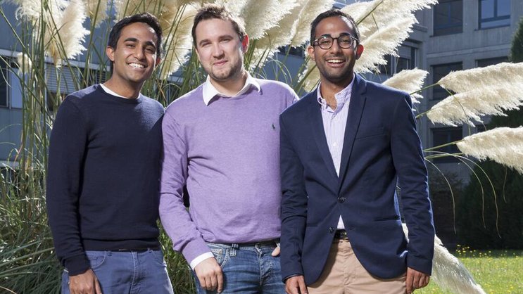 Die Gründer von Goodwall: Taha Bawa, Marcus Bonalumi und Omar Bawa (v.l.). Jorma Müller