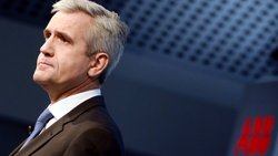 «Kein idealer Einstieg für mich als neuer CEO»: ABB-Chef Ulrich Spiesshofer.  Keystone
