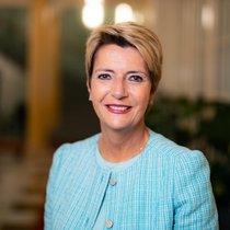 Finanzministerin Karin-Keller Sutter ebnet Banken den Weg in den britischen Markt.
