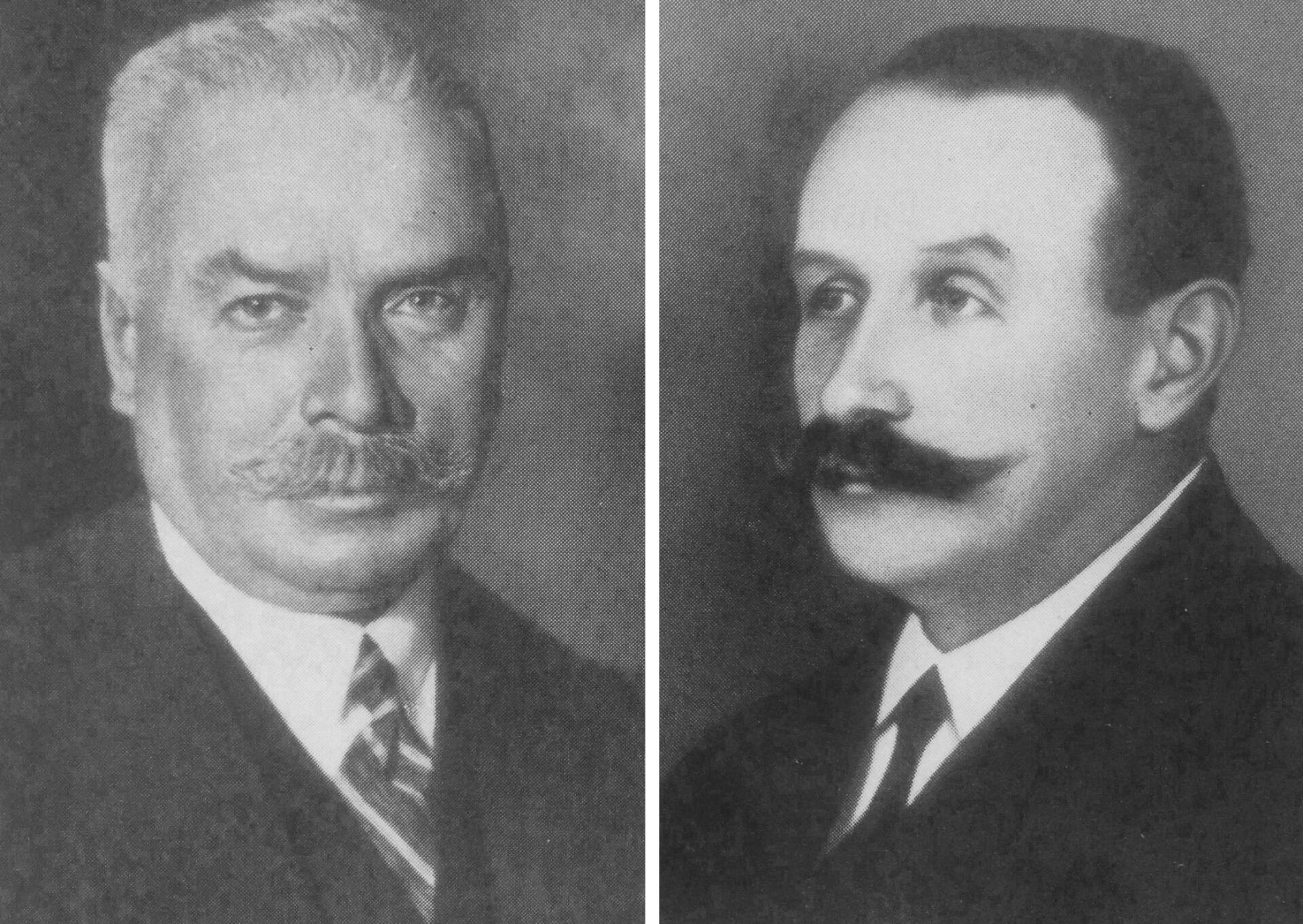 Emil (l.) und Paul Zweifel (r.) sind die Gründer der Zweifel-Gruppe.