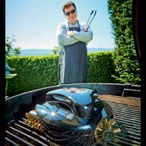 Der Grillbot im Crash Test.  Gerry Nitsch
