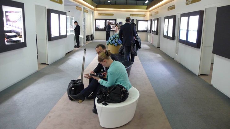Der Besucheransturm blieb aus: Hongkong-Pavilion an der Baselworld. Gabriel Knupfer