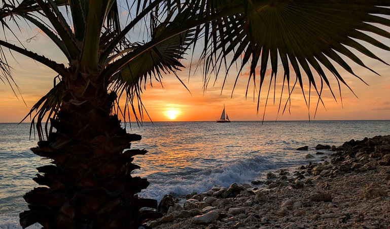 Sunset in Divi Beach, Aruba