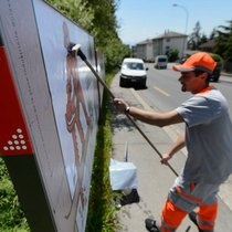 Marktleader in der Aussenwerbung: APG bietet 6,5 Prozent Dividendenrendite. Keystone
