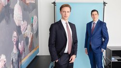 Angekommen: Richard Ossen (links) und Reto Picenoni beliefern bereits heute die grössten Schweizer Banken, Versicherer und Pharmafirmen mit Projektjuristen.