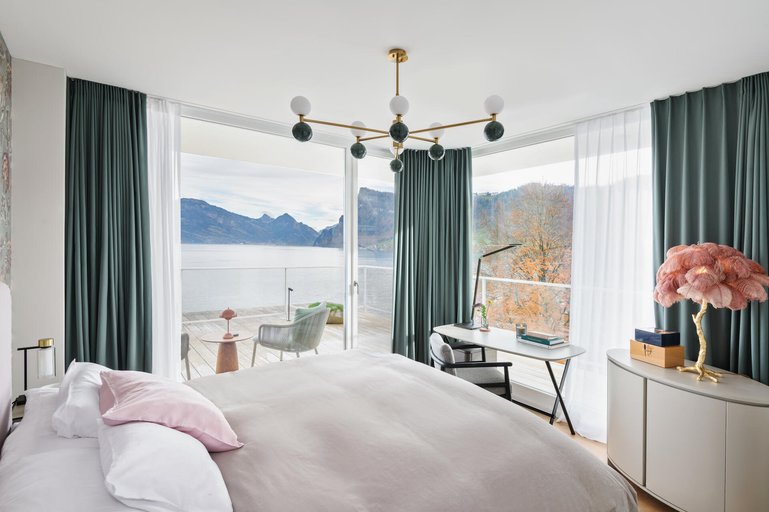 Mid-Century-Stil für ein Haus in Luzern.