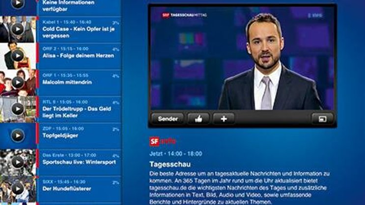 Demnächst nicht nur auf Tablets und PCs, sondern auch auf TV-Geräten erhältlich: Wilmaa.