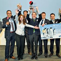 Das Siegerteam von South Pole Carbon.