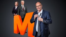 Freiburg vs. Zürich: Damien Piller (vorne), Präsident der Migros-Genossenschaft Neuenburg-Freiburg, im Clinch mit Migros-Präsidentin Ursula Nold und Migros-Chef Fabrice Zumbrunnen.