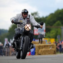 BMW-Caferacer mit Boxermotor: Beim 101-Sprint am Glemseck gewinnt nicht immer die stärkere Maschine.