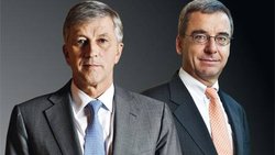 Der Antreiber, Rolf Dörig (l.), und der Macher, Bruno Pfister.
