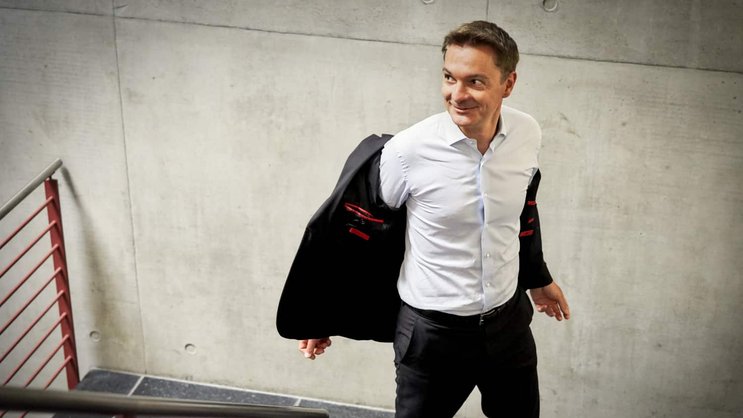 «Ich bin sehr zugänglich»: Manor-CEO Stéphane Maquaire am Hauptsitz in Basel.